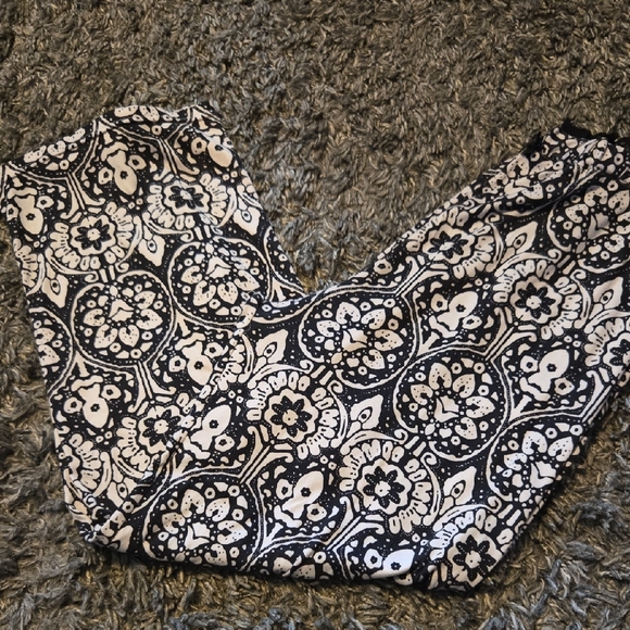 Desigual Black and White Patterned Pajama Pants - Picture 1 of 4